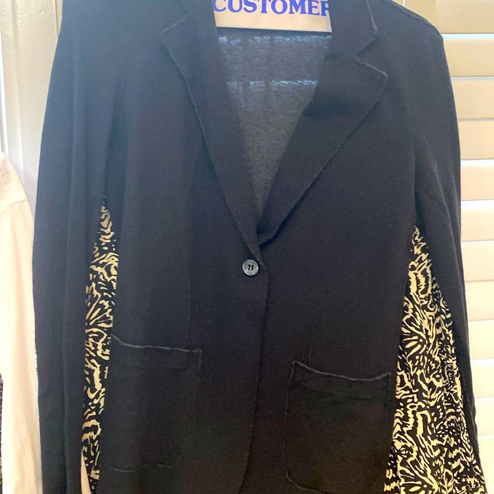 Cotton cashmere blazer